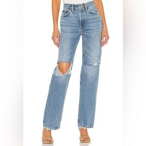 RE/DONE Jeans Women’s Size 29 Originals 90s Comfy Jean in Sunfaded Destroy